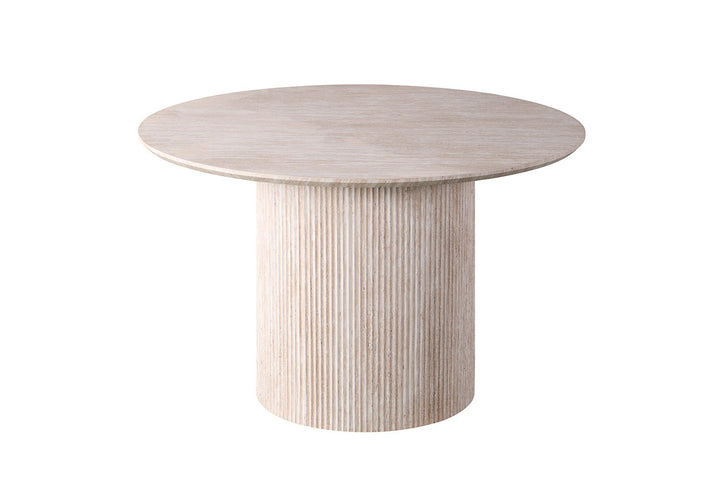 TAFEL LAGOS ROND 120Ø - Wow Home Travetin 120 DIA Rond