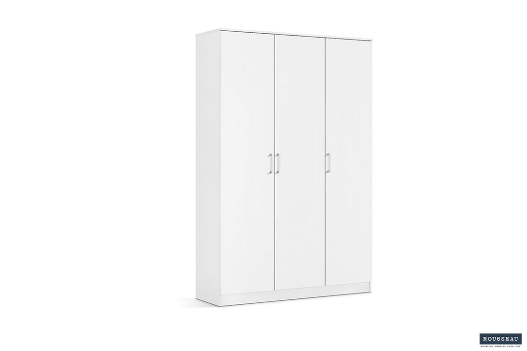 KLEDINGKAST RAY 3 DEUREN - Wow Home Wit 117.5x180 cm
