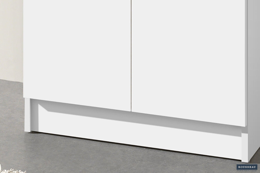 OPBERGKAST RAY 2 DEUREN - Wow Home Wit 60x180 cm