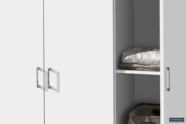 KLEDINGKAST RAY 3 DEUREN - Wow Home Wit 117.5x180 cm