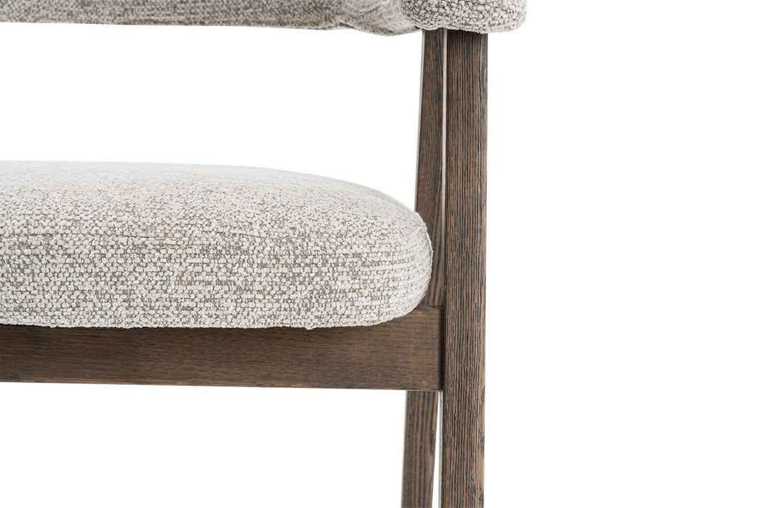 STOEL CORALIE - Wow Home Wit bruin