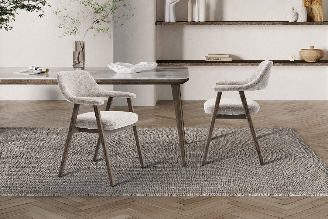 STOEL CORALIE - Wow Home Wit bruin