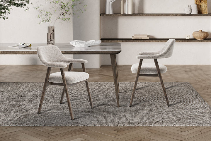 STOEL CORALIE - Wow Home Wit bruin