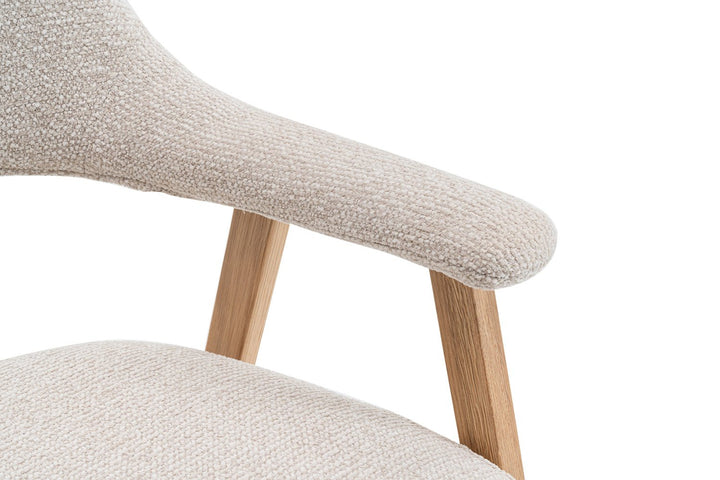 STOEL CORALIE - Wow Home Wit bruin