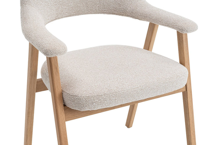 STOEL CORALIE - Wow Home Wit bruin