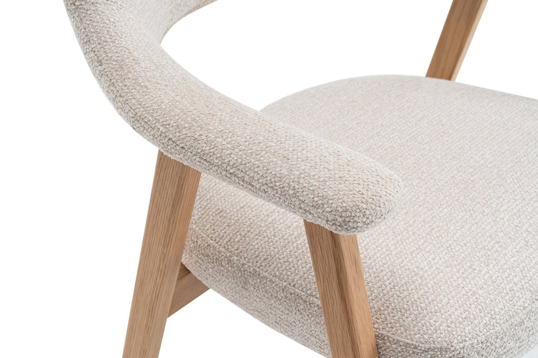 STOEL CORALIE - Wow Home Wit bruin