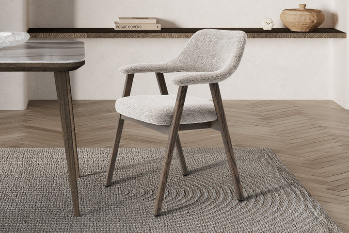 STOEL CORALIE - Wow Home Wit bruin