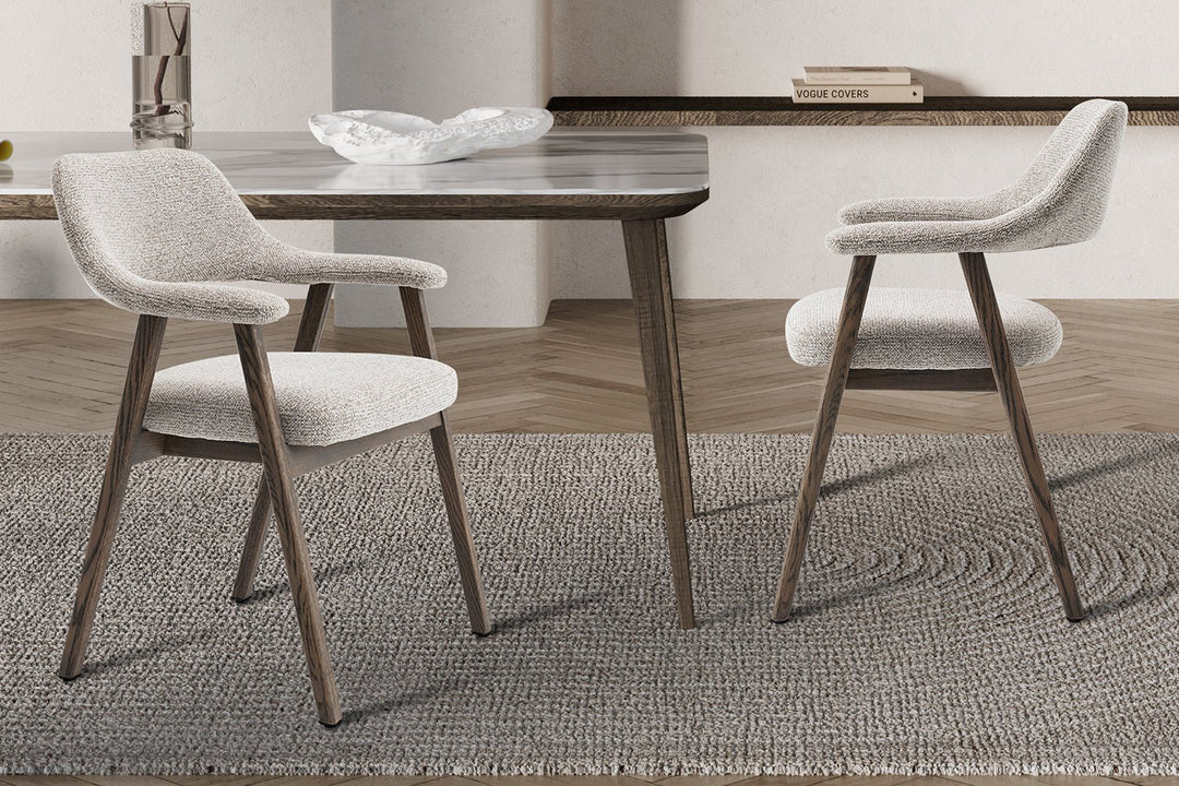 STOEL CORALIE - Wow Home Wit bruin