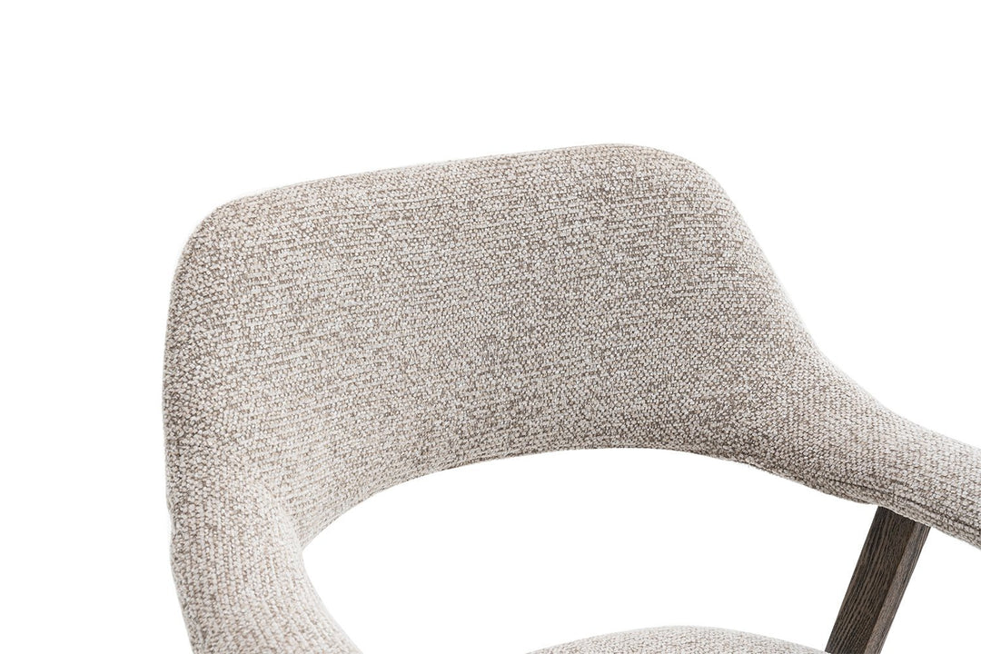 STOEL CORALIE - Wow Home Wit bruin