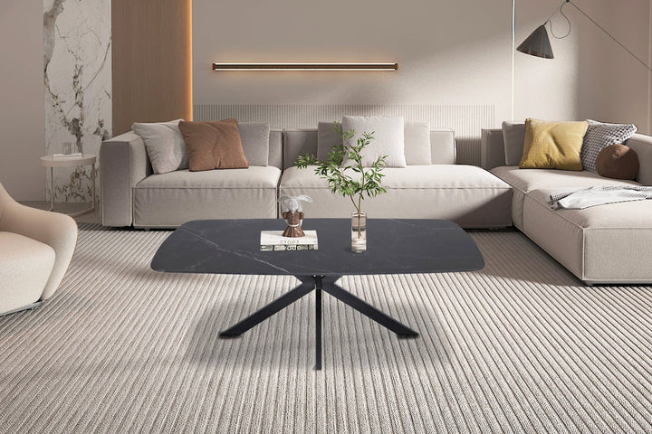 SALONTAFEL APOLLO - Wow Home Zwart 130x70